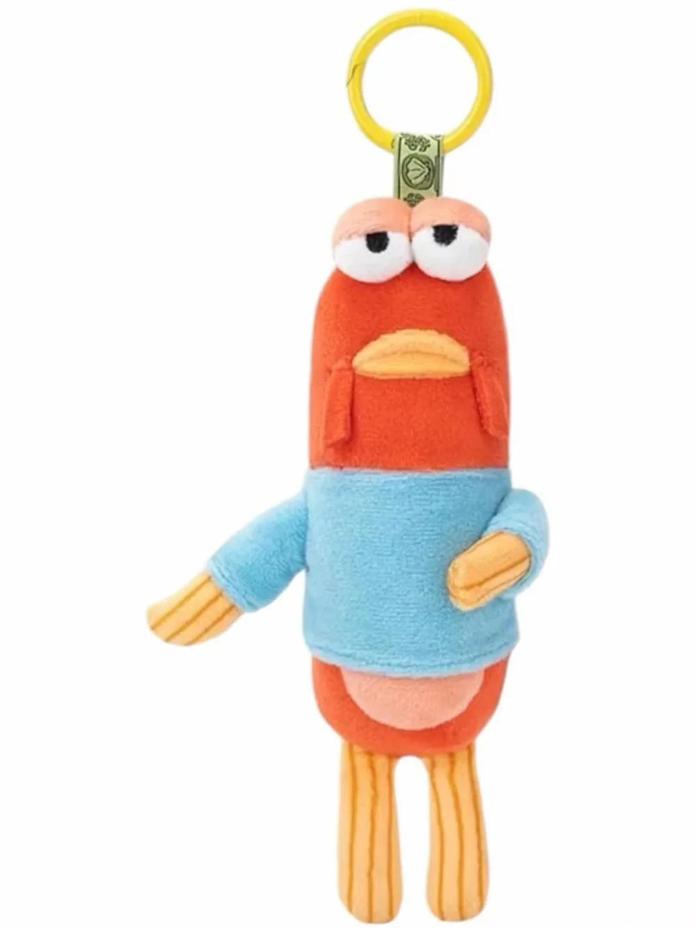 Pop Mart SpongeBob Bikini Bottom Buddies Plush Keychain Confirmed Limp Fish